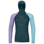 Ortovox - Women's 120 Comp Light Hoody - Merinounterwäsche Gr L blau