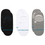 Stance - Icon No Show 3 Pack - Multifunktionssocken 38-42 weiß