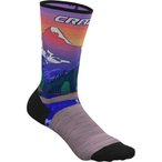 Crazy Crazy   Freizeitsocken lila Größe 39  Trekking  Elastisch
