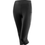 LÖFFLER Damen Tights W 3/4 TIGHTS, Größe 36 in Schwarz