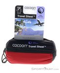 Cocoon Travel Sheet Mikrofaser Schlafsack-Rot-One Size