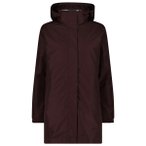 CMP - Women's Parka Zip Hood + Inner Jacket 36Z2026D - Doppeljacke Gr 34 braun