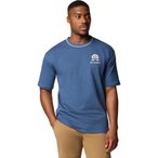 Columbia Landroamer Crew  Herren  T-Shirts blau Größe S Lifestyle  Hautfreundl