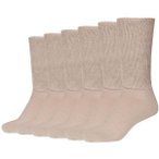 CAMANO Diabetikersocken, Größe 43/46 in Beige