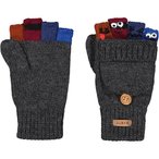Barts Puppeteer Bum  Kinder  Fingerhandschuhe grau Größe 3 Lifestyle  Atmungsa