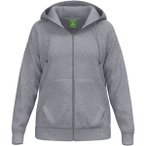 ERIMA Damen Sweatshirt TS Hoody Jacket, Größe 44 in Grau
