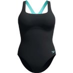 Speedo Flex Band Damen Badeanzug ( Schwarz 44 Größe,)