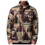 Columbia - Helvetia II Printed Half Snap Fleece - Fleecepullover Gr S braun