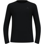 ODLO Herren Unterhemd BL TOP crew neck l/s MERINO 20, Größe L in Schwarz