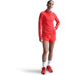 NIKE Damen T-Shirt W NK SWIFT DF UV HZ TOP, Größe L in Rot