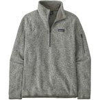 Patagonia Women's Better Sweater 1/4 Zip Fleecepullover, M, birch white