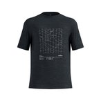 Odlo Merino Tencel Hyper Map  Herren  T-Shirts schwarz Größe L Camping  Hautfr