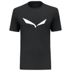 Salewa - Solidlogo Dry T-Shirt - Funktionsshirt Gr 50 - L schwarz