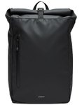 "Sandqvist - Sac à dos 20L - Stream Rolltop Backpack 14"" Black  aus Aluminium 