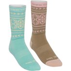 Kari Traa Puffin 2er Pack  Damen  Freizeitsocken tuerkis Größe 36  Lifestyle  