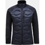 PEAK PERFORMANCE Herren Jacke M Helium Down Hybrid Jack-BLACK, Größe L in Schw