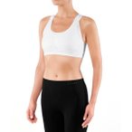 FALKE Damen BH Cross Back Medium Support, Größe XS in Schwarz