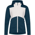VAUDE Damen Unterjacke Wo Monviso Hooded Grid Fleece Jacke, Größe 36 in Blau