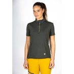 MAUL Damen Shirt Schenna-1/2 RV-T-Shirt, Größe 42 in Grün