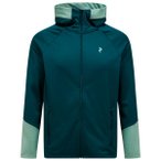 Peak Performance - Rider Essentials Zip Hood - Fleecejacke Gr L blau