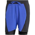 ADIDAS Herren Shorts Tennis 2-in-1, Größe S in Blau
