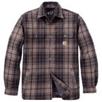 Carhartt - Flannel Sherpa-Lined Shirt Jacket - Freizeitjacke Gr XL grau