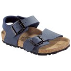 Birkenstock - Kid's New York Birkibuc - Sandalen 24 - Narrow blau