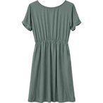 Mazine Viscose Midi Kleid Damen  Kleider grau Größe L Lifestyle  Hautfreundlic