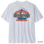 Patagonia Great Waves Responsibili-Tee T-Shirt, M, white