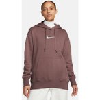 NIKE Damen Kapuzensweat W NSW PHNX FLC OS PO HDY MS, Größe XS in Braun