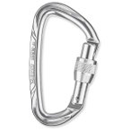 SIMOND - Carabiner Rocky Screw - Schraubkarabiner grau/weiß