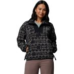 COLUMBIA Damen Rolli Sequoia Grove Printed Half Zip, Größe L in Schwarz