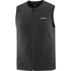 SALOMON Herren Weste MNTAIN FLEX HYB VST M DEEP BLACK, Größe XL in Grau