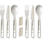 Sea to Summit Detour Stainless Steel Cutlery Set 2P 6-teilig - Besteckset uni
