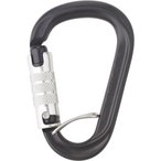 Austrialpin HMS Rondo 3-Way Selfie Karabiner  Karabiner schwarz Größe One Size