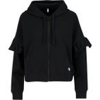 Blutsgeschwister Damen Ruffle Rebel Jacke (Größe S, schwarz)
