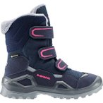 LOWA Kinder Freizeitschuhe MILO EVO GTX HI JR, Größe 39 in Blau