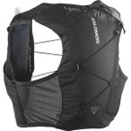 SALOMON Rucksack ACTIVE SKIN 4 SET BLACK/METAL, Größe S in Schwarz