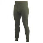 Woolpower - Long Johns With Fly 200 - Merinounterwäsche Gr S grau/oliv