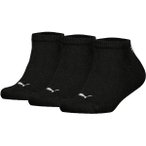 PUMA Kinder Sneakersocken, 3er Pack - Plain Sneaker 3P, Logo, einfarbig, Größe