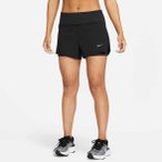 Nike W NK Swift Dri-Fit MR 3in 2n1 Short Damen Laufshorts ( Schwarz XL Größe,)