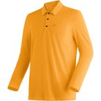 Maier Sports Pique Polo  Herren  Longsleeves orange glow Größe XL Trekking Atm