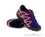 Salomon Speedcross CSWP J Kinder Traillaufschuhe-Blau-36