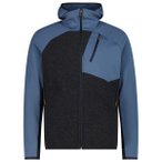 CMP - Jacket Fix Hood 36M1877 - Wolljacke Gr 58 blau/schwarz