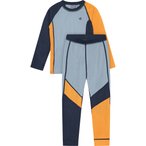 Color Kids Ski Colorblock Unterwäsche Set Kinder  Skiunterwäsche blau Größe 