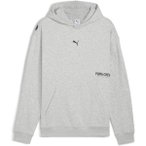 PUMA Herren Kapuzensweat M GRAPHIC FRENCH TERRY HOODIE, Größe XXL in Silber
