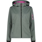 CMP Soft Melange  Damen  Softshelljacke gruen Größe XXS Trekking  Wasserabweis