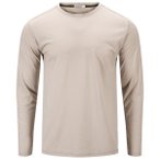 Aclima - Lightwool 180 Crewneck - Merinoshirt Gr L grau/beige