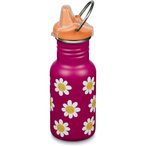 Klean Kanteen Kid Classic Narrow 12oz - Sippy, einwandig happy flowers/sippy cap