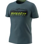Dynafit Transalper Graphic Herren Funktionsshirt ( Blau S)